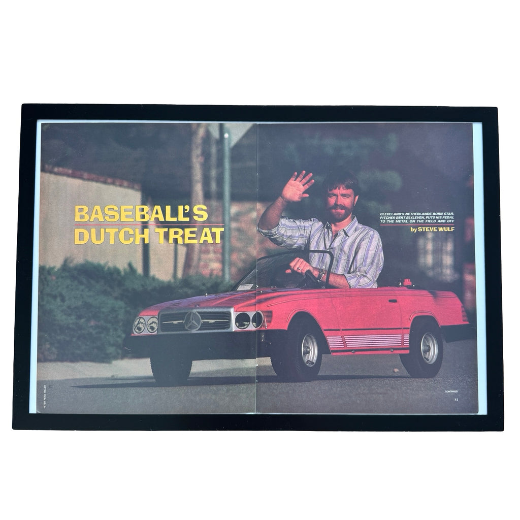 Sports Illustrated Baseball's Dutch Treat Bert Blyleven Vintage Baseball Page