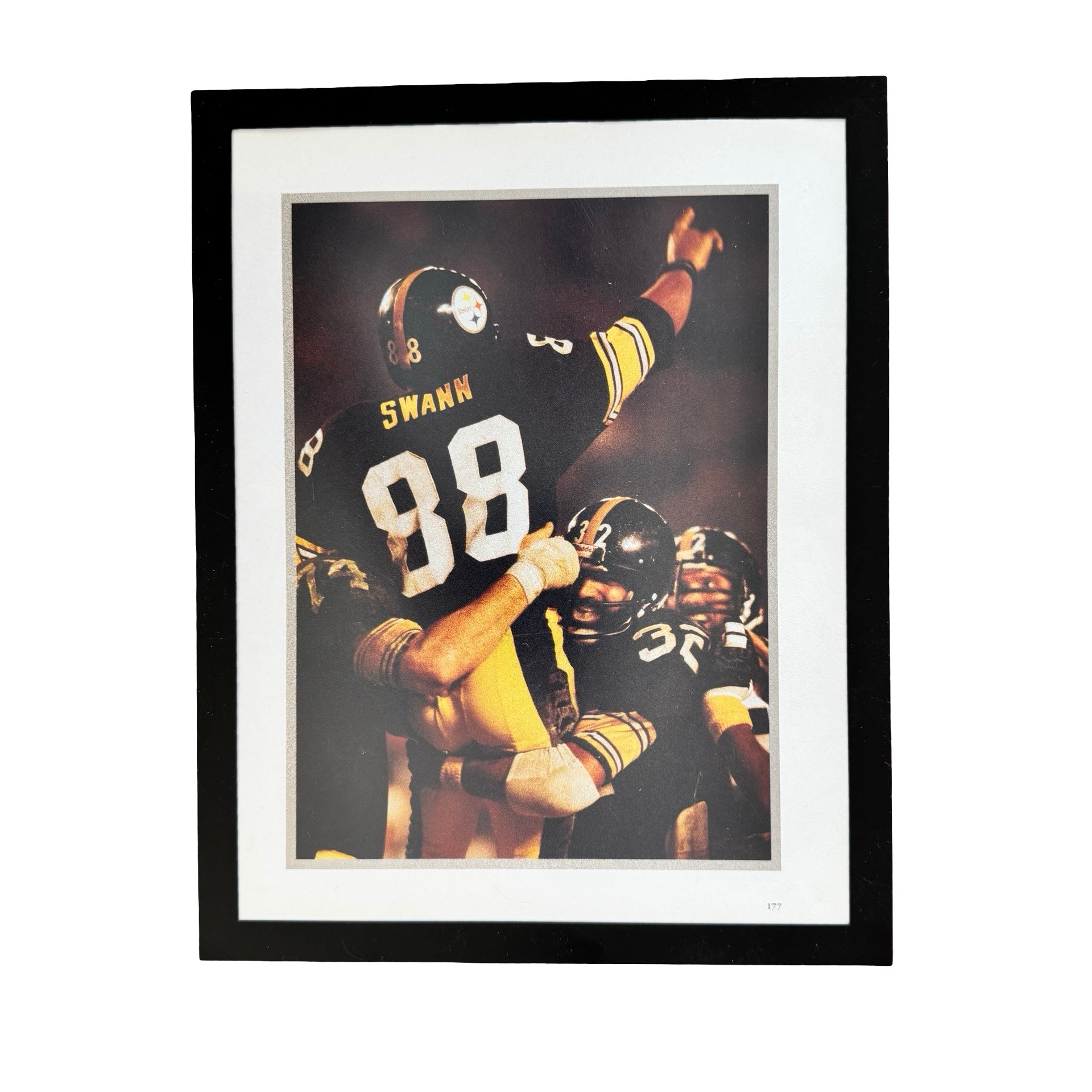 Pittsburgh Steelers Lynn Swann Vintage Football Photo Print