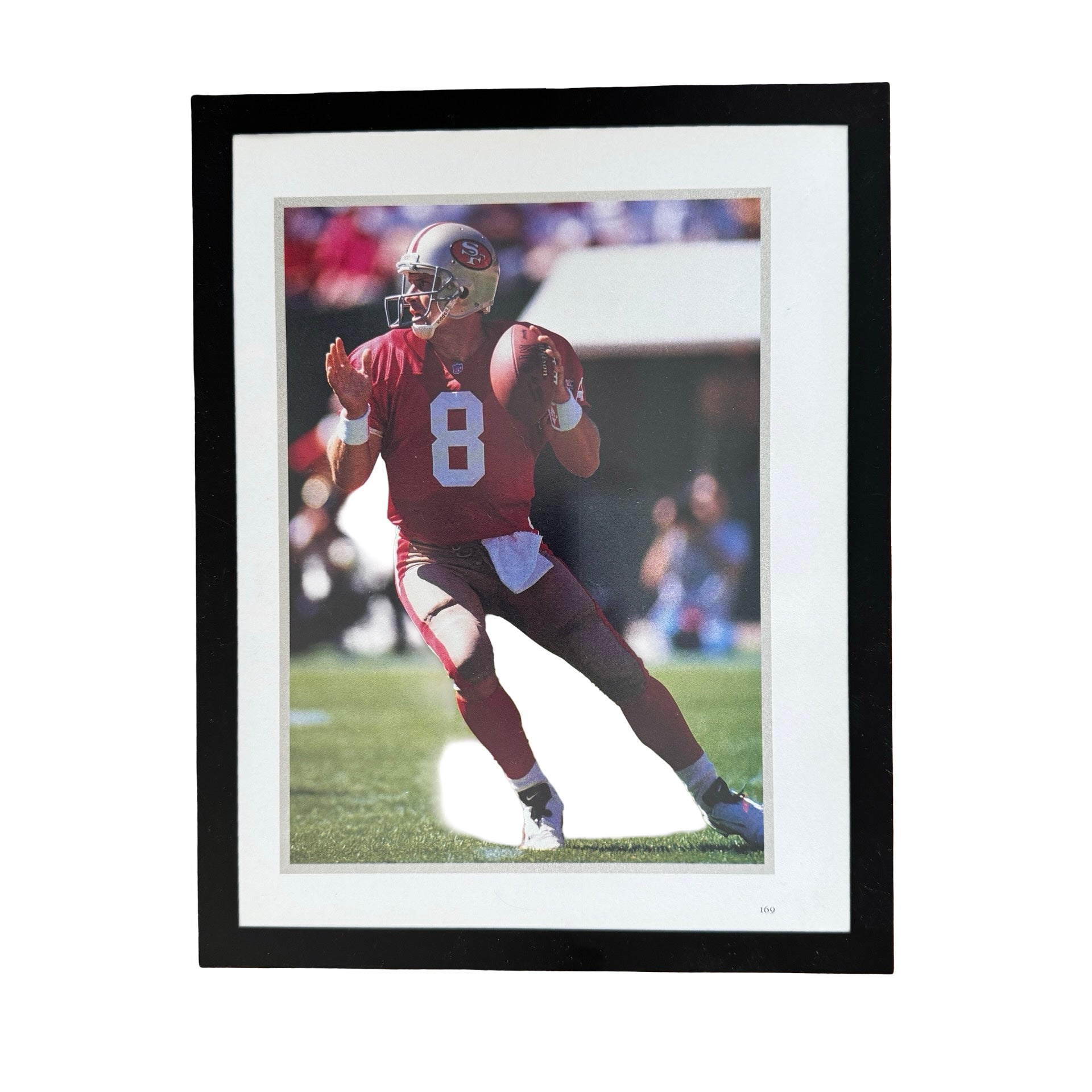 San Francisco 49ers Steve Young Vintage Football Photo Print