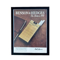 Benson and Hedges Deluxe 100 Full Flavor Vintage 1982 Cigarette Ad Print
