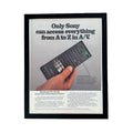 Sony Access A to Z in A/V UniCommander Vintage 1985 Electronics Ad Print