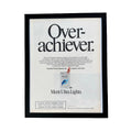 Merit Ultra Lights Overachiever Vintage 1989 Cigarette Ad Print