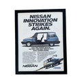 Nissan Stanza Wagon Innovation Strikes Again Vintage 1986 Car Ad Print