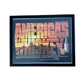 Seagram's 7 Crown America's Whiskey Vintage 1985 Sunset Liquor Ad Print