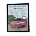 Chrysler Conquest TSi Turbo Coupe Vintage 1986 Car Ad Print