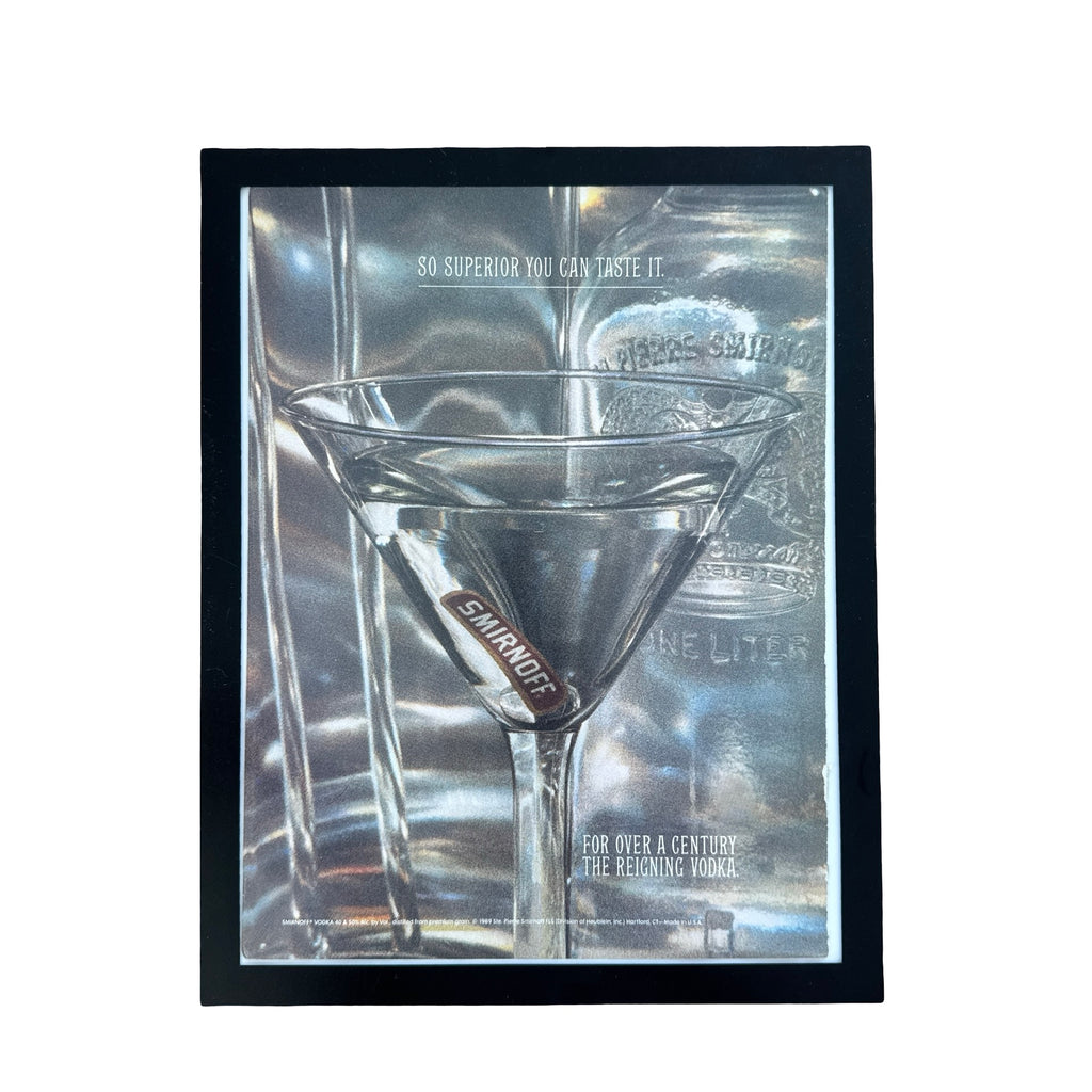 Smirnoff Vodka The Reigning Vodka Martini Vintage 1989 Liquor Ad Print