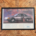 Mazda 626 vintage magazine ad framed