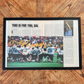 This Is For You Sal vintage magazine framed