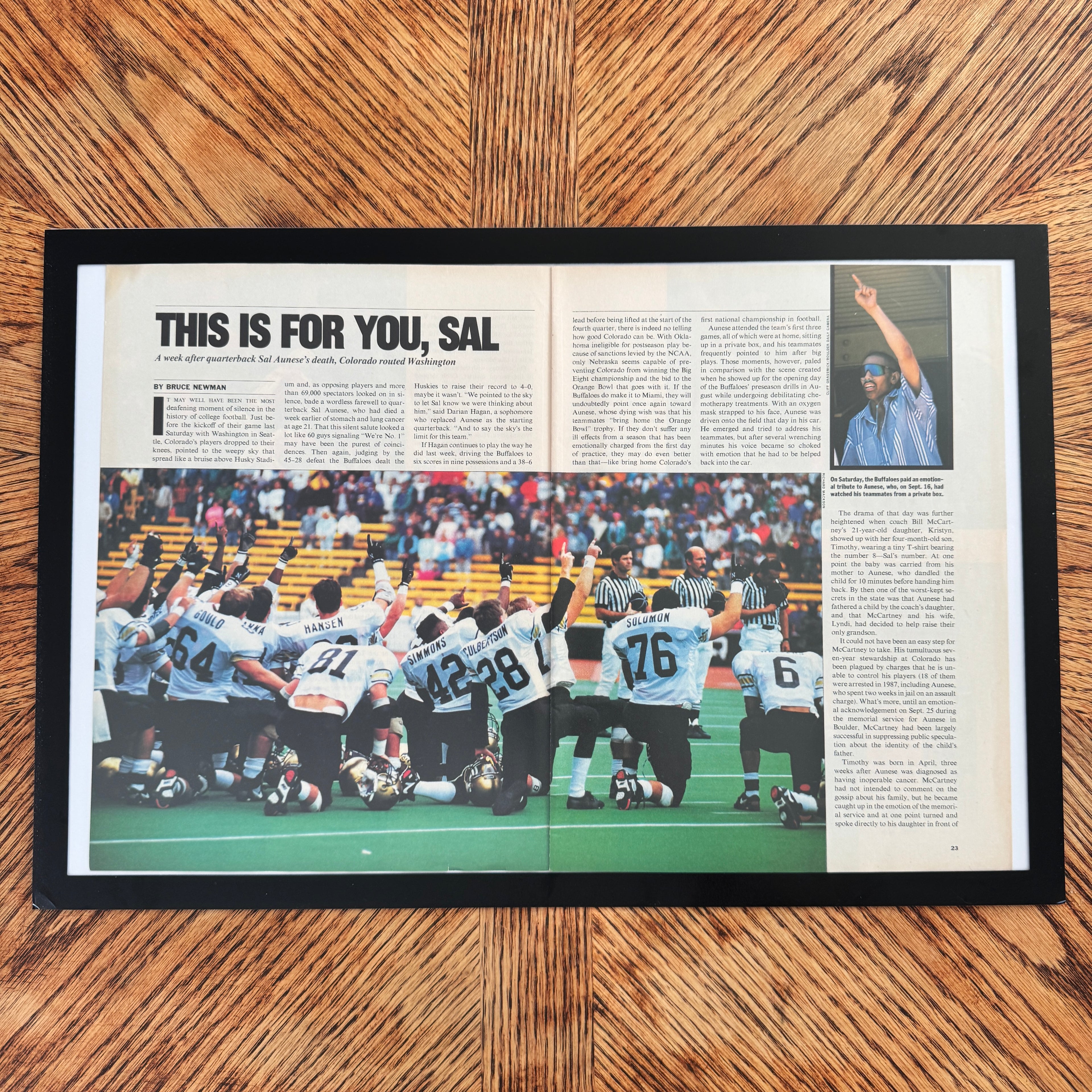 This Is For You Sal vintage magazine framed