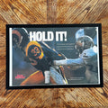 Saints Rams Hold It vintage NFL magazine framed