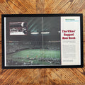 Vikings Metrodome vintage magazine framed