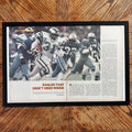 Eagles NFC Championship vintage NFL magazine framed
