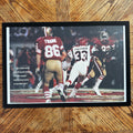 49ers John Taylor Super Bowl XXIII vintage magazine framed