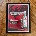 Bacardi Diet Cola Get The Digits Rum Framed Vintage Magazine Ad