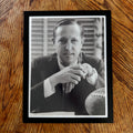 Football Executive Portrait Black and White Framed Vintage Magazine Photo