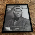 Vintage Curly Howard Three Stooges got milk Ad 10x12 Framed Magazine Print