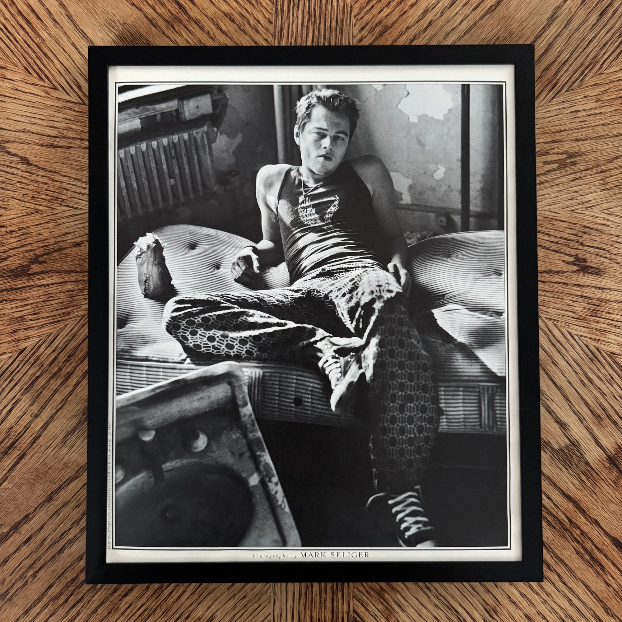 Vintage Leonardo DiCaprio Rolling Stone Photo 10x12 Framed Magazine Print