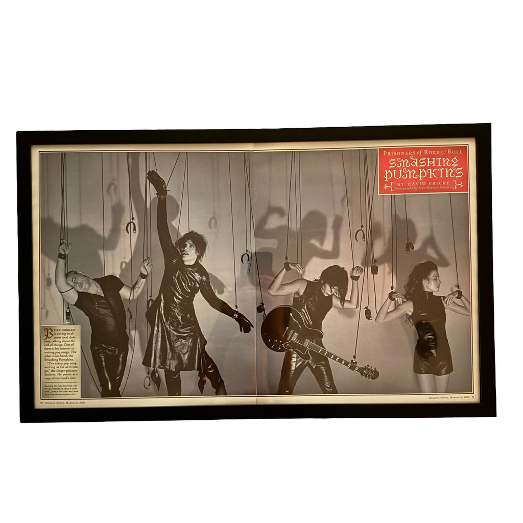 Vintage Smashing Pumpkins Rolling Stone 10x20 Framed Magazine Print
