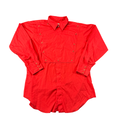 Vintage H Bar C California Ranchwear Red Western Snap Shirt Made in USA Mens XL