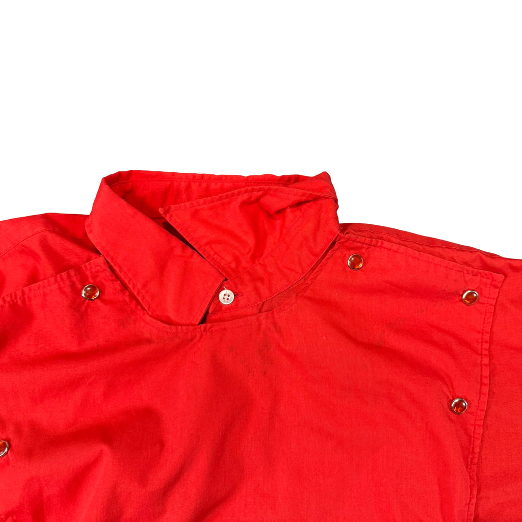 Vintage H Bar C California Ranchwear Red Western Snap Shirt Made in USA Mens XL
