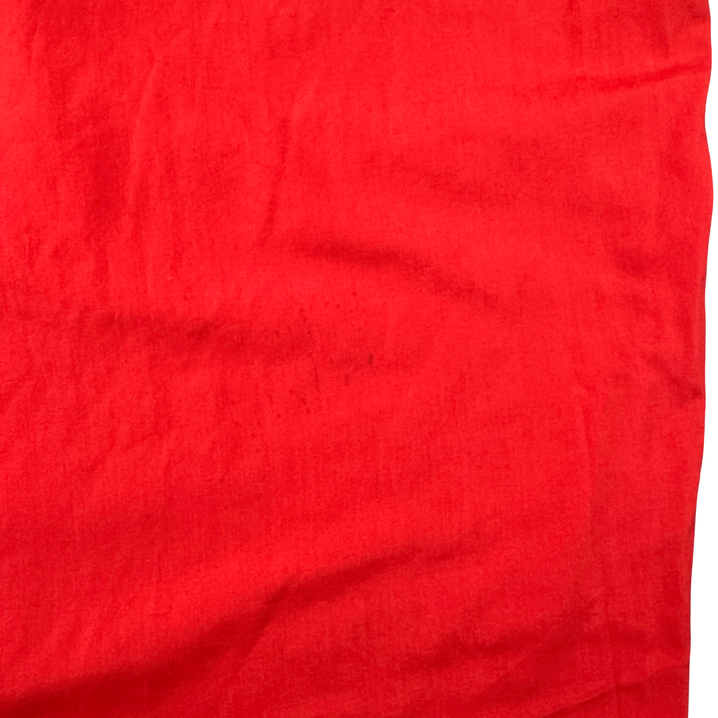 Vintage H Bar C California Ranchwear Red Western Snap Shirt Made in USA Mens XL