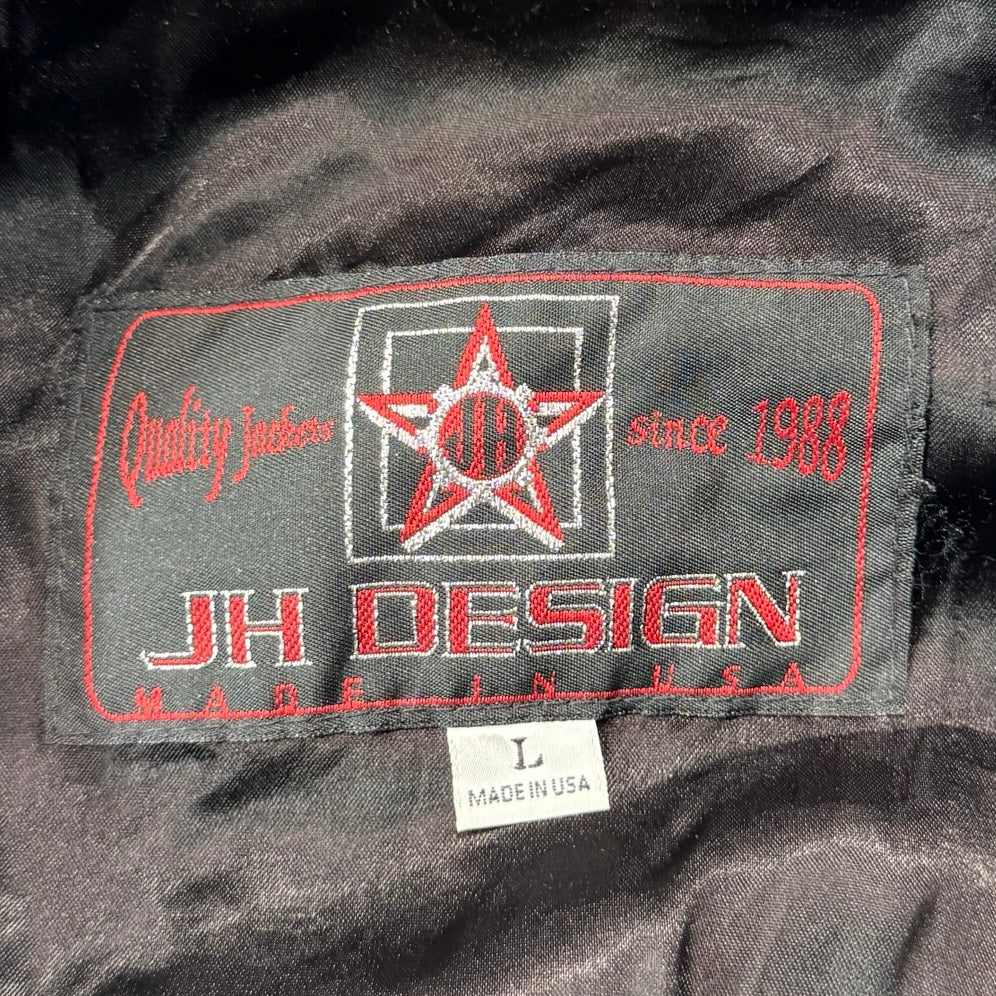 Vintage 2000 NASCAR Exide Roush Racing Ford Jacket JH Design Made in USA Mens L