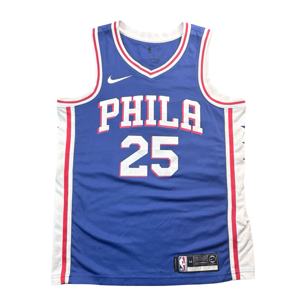 Nike 76ers swingman 25 jersey front