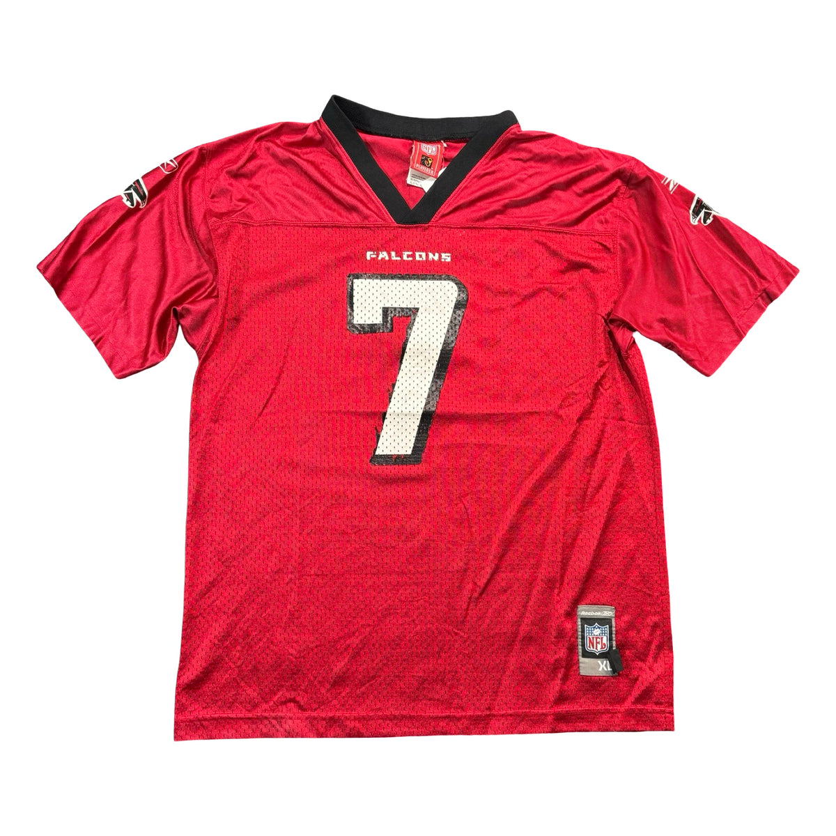 Reebok NFL Atlanta Falcons 7 Vick Football Jersey Red Youth XL 18-20