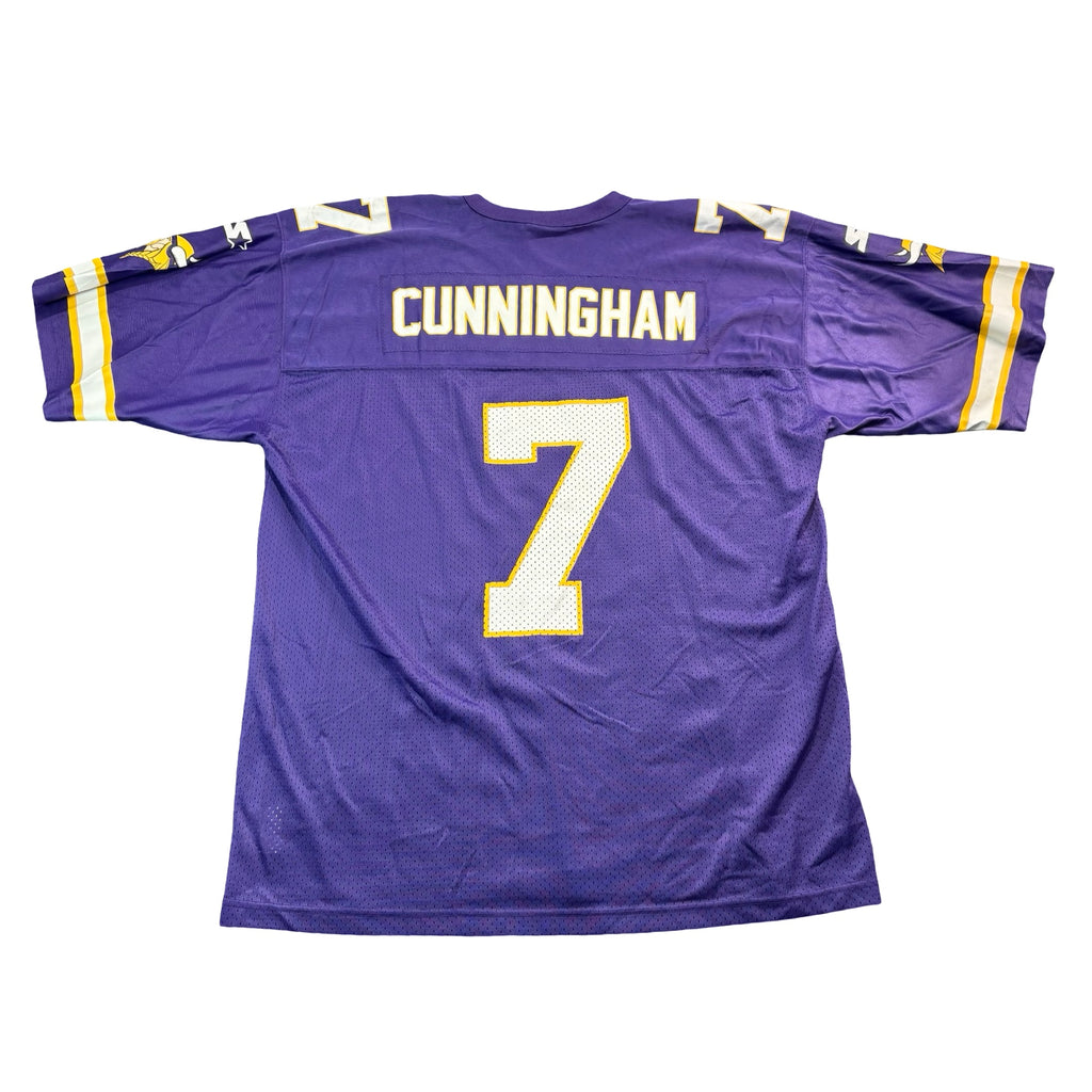 Vintage 1998 Starter NFL Minnesota Vikings 7 Football Jersey Purple Mens 52 XL