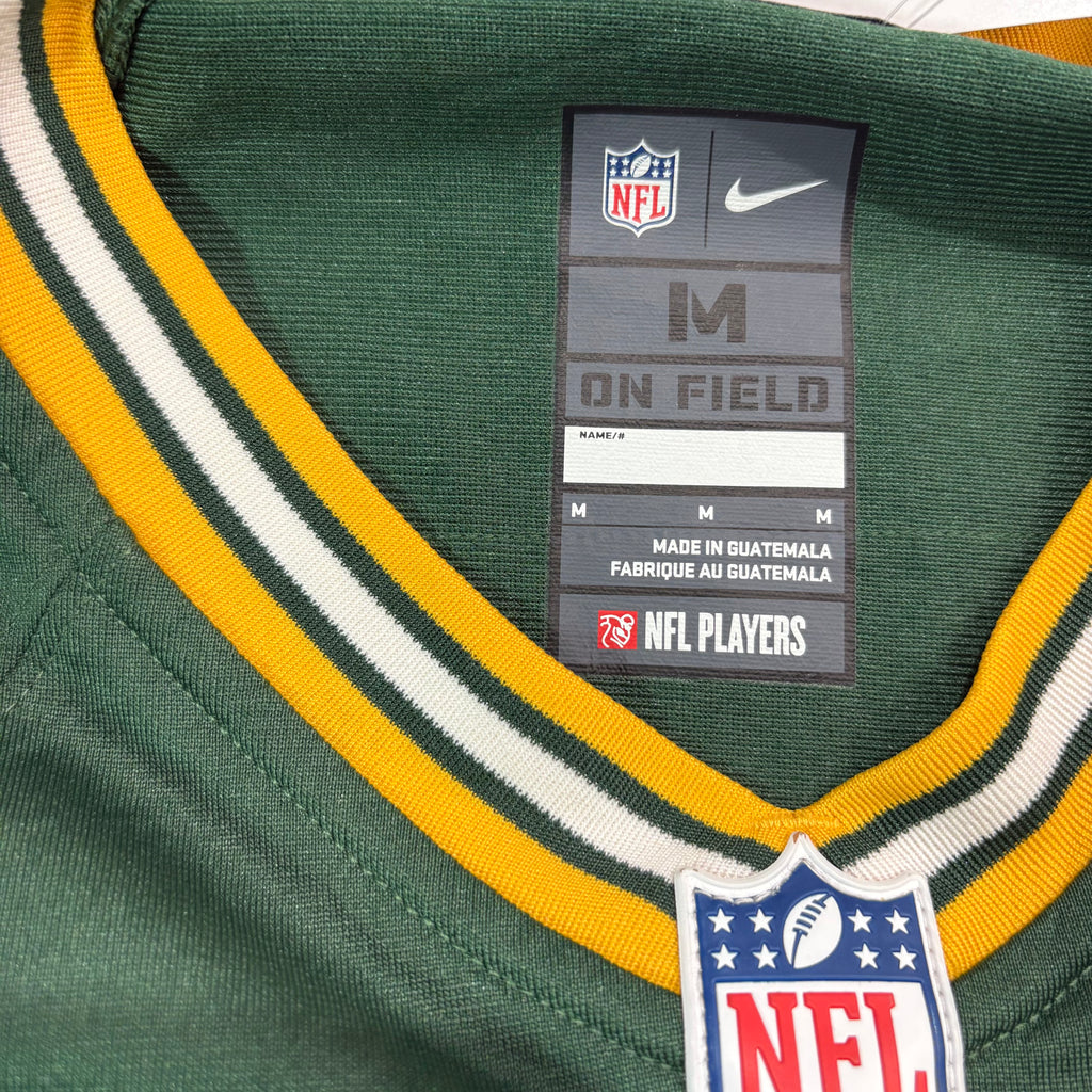 Nike On Field NFL Green Bay Packers 12 Rodgers Football Jersey Green Mens M