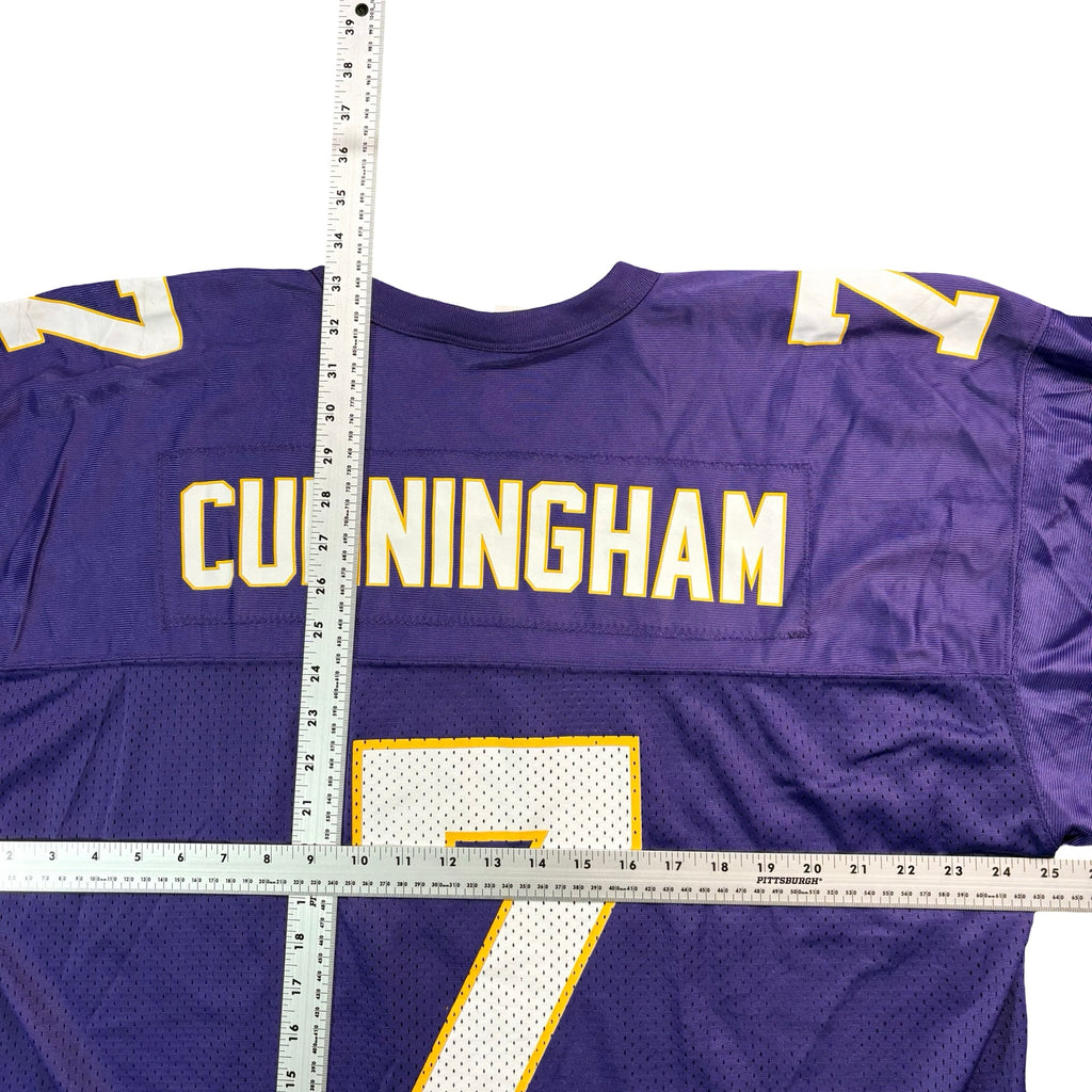 Vintage 1998 Starter NFL Minnesota Vikings 7 Football Jersey Purple Mens 52 XL