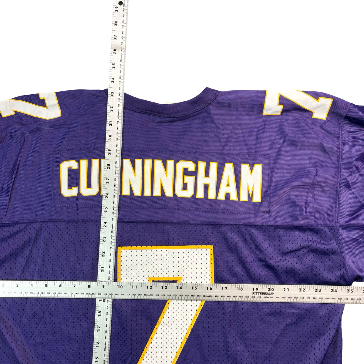 Vintage 1998 Starter NFL Minnesota Vikings 7 Football Jersey Purple Mens 52 XL