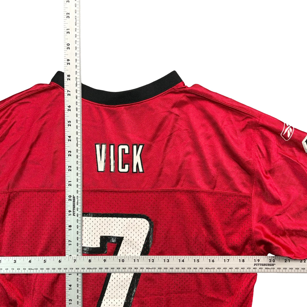 Reebok NFL Atlanta Falcons 7 Vick Football Jersey Red Youth XL 18-20
