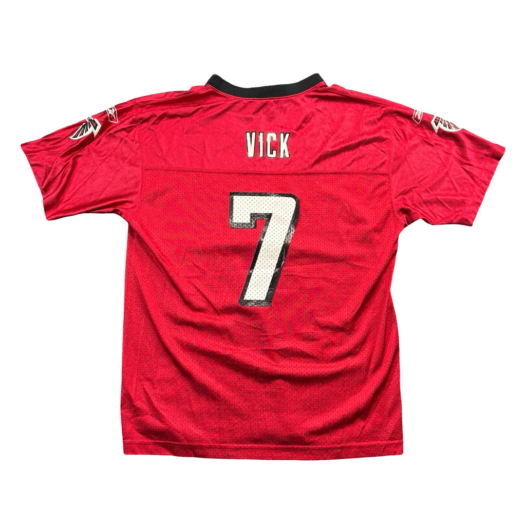 Reebok NFL Atlanta Falcons 7 Vick Football Jersey Red Youth XL 18-20