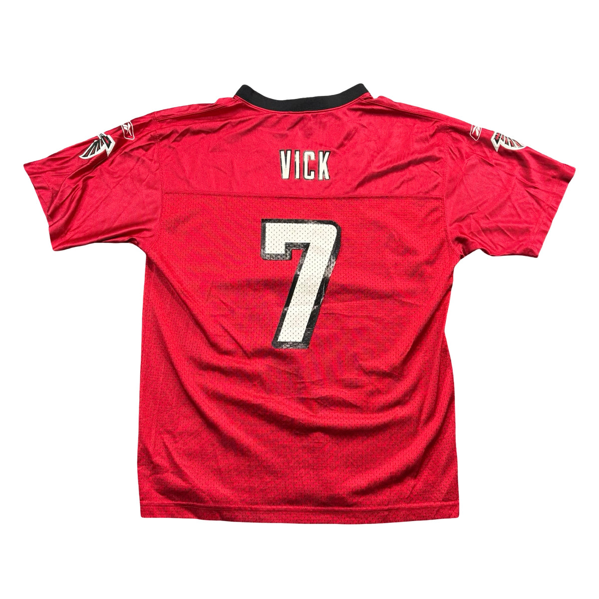 Reebok NFL Atlanta Falcons 7 Vick Football Jersey Red Youth XL 18-20