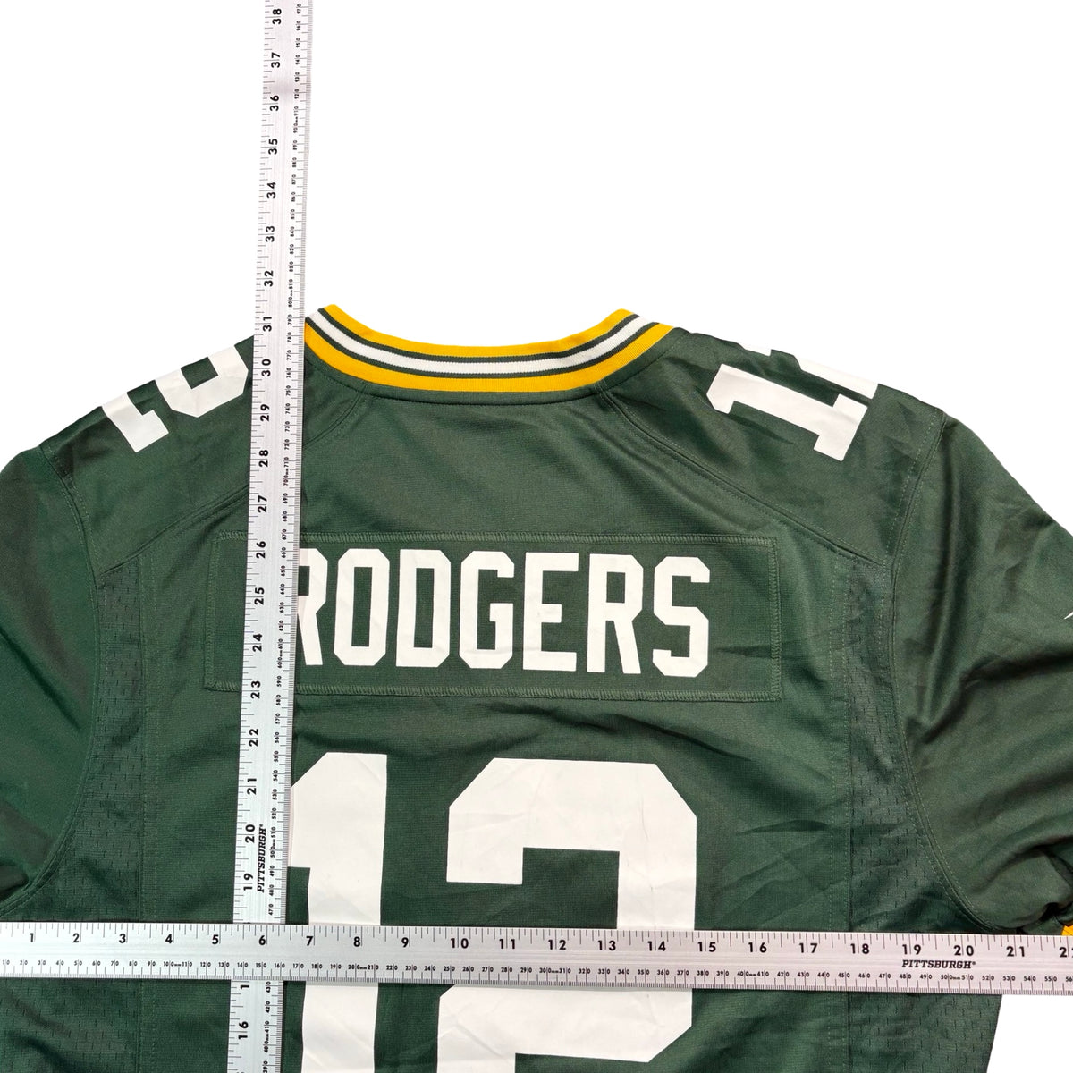Nike On Field NFL Green Bay Packers 12 Rodgers Football Jersey Green Mens M