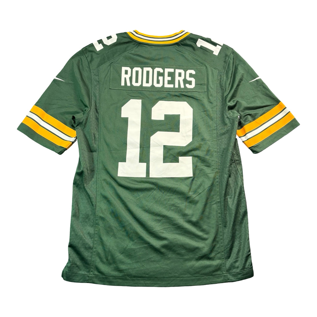 Nike On Field NFL Green Bay Packers 12 Rodgers Football Jersey Green Mens M