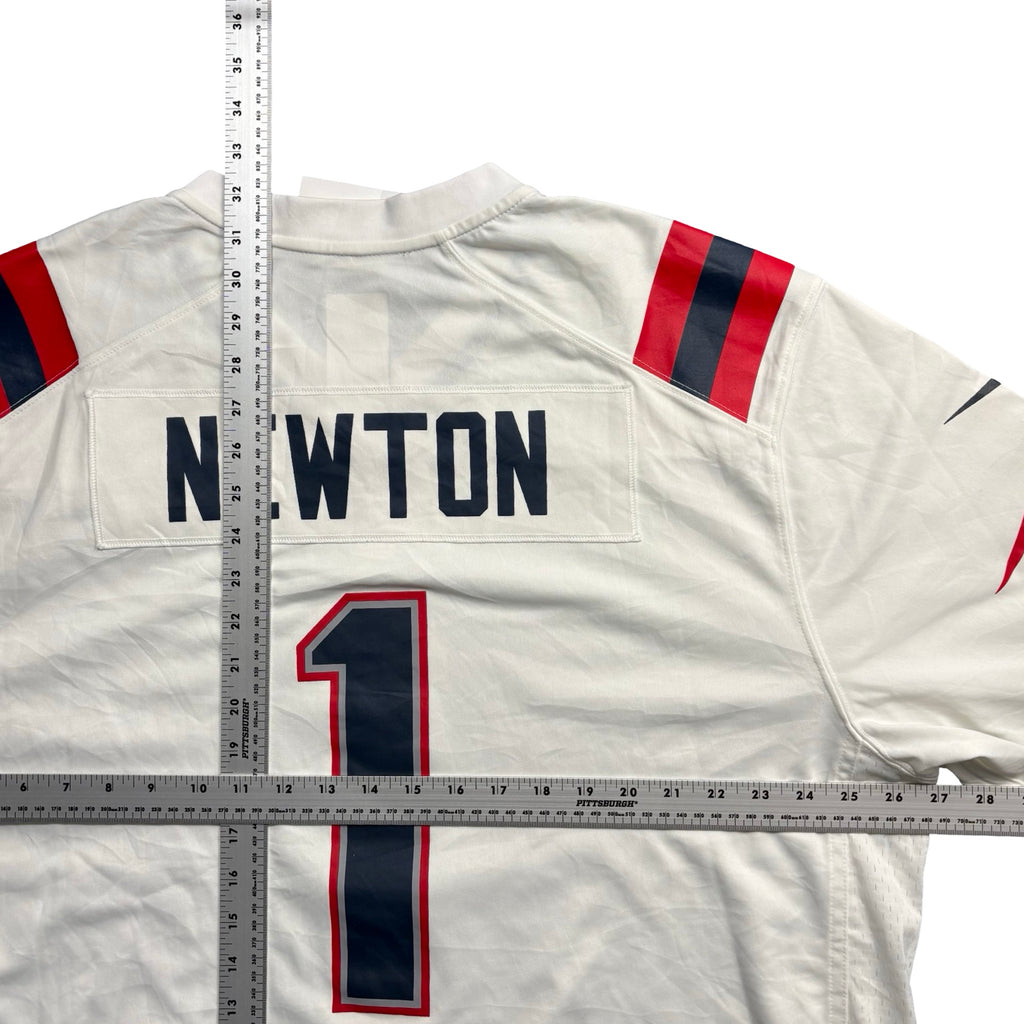 Nike On Field NFL New England Patriots 1 Football Jersey White Mens XXL