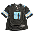 Nike NFL On Field Detroit Lions 81 Black Stitched Football Jersey Mens 52