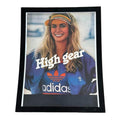 1982 Adidas "High Gear" Vintage Fashion Print with Frame