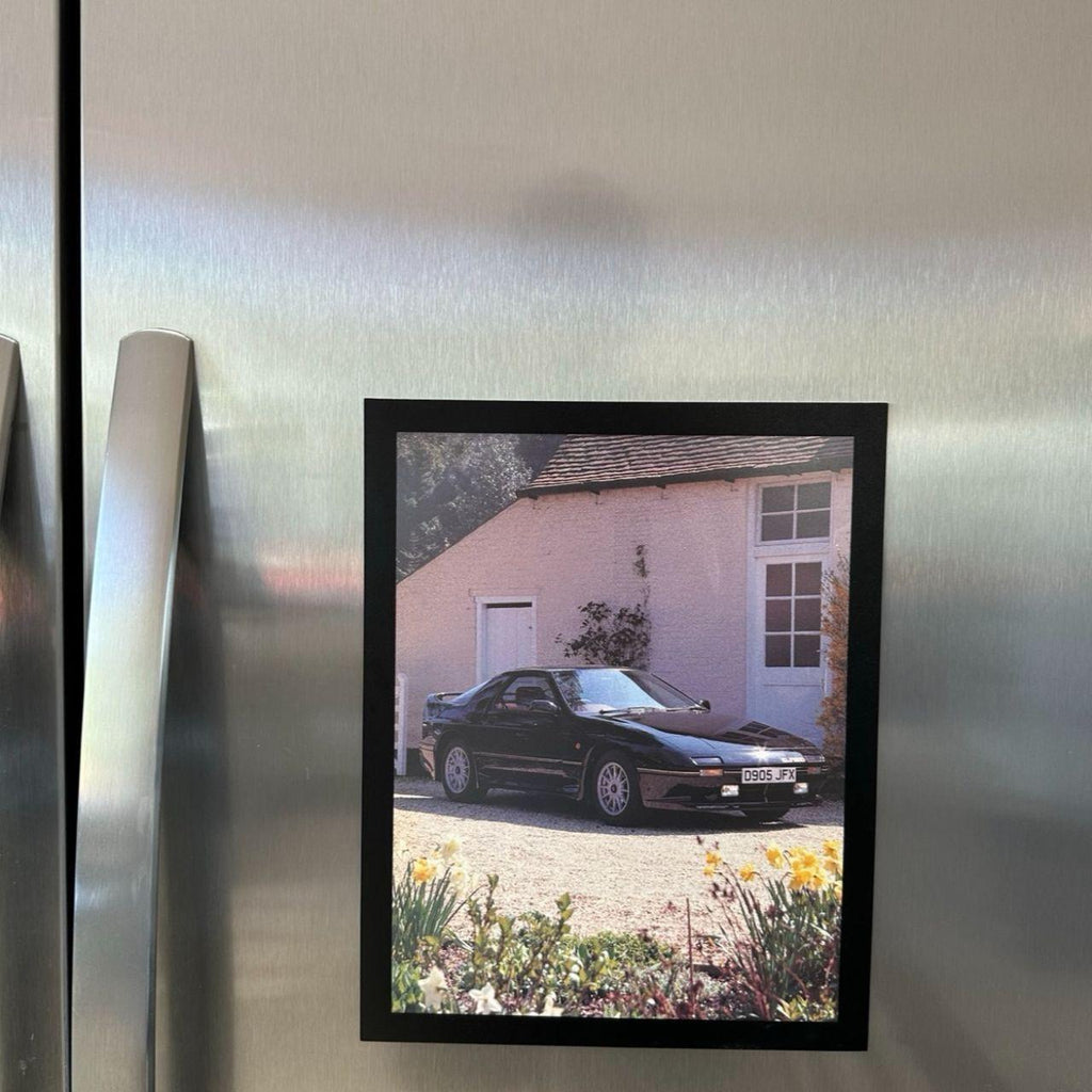 Vintage Framed 1987 Mazda RX7 Turbo Editorial Print