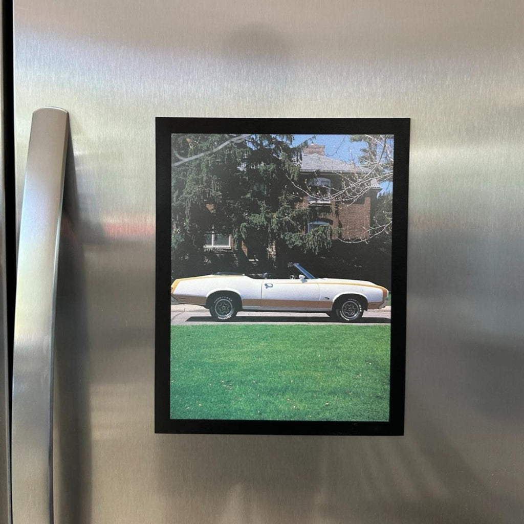 Vintage Framed 1970 Oldsmobile Cutlass Editorial Print