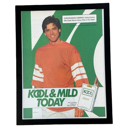 1988 Kool Milds "Kool And Mild Today" Vintage Menthol Cigarette Ad