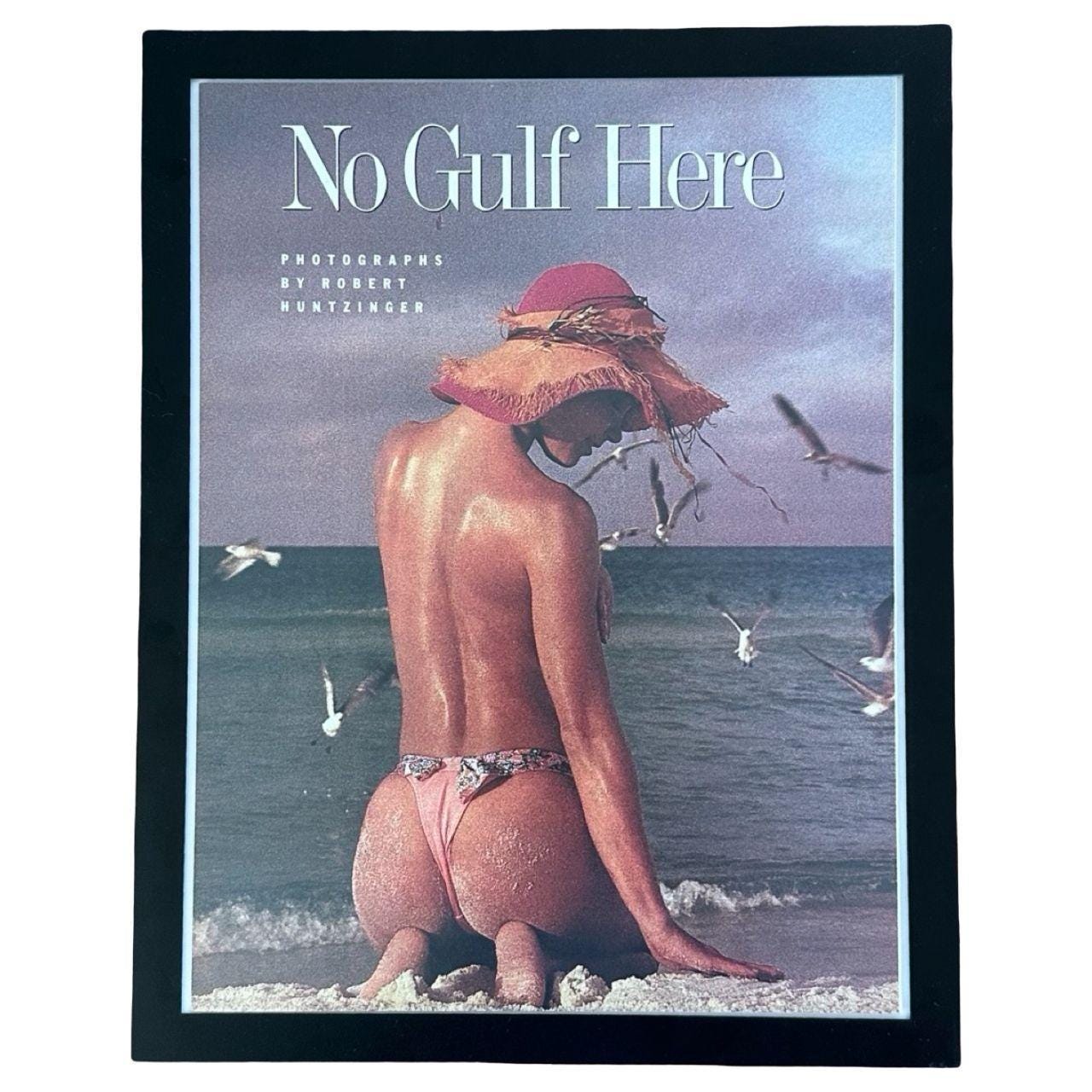 1989 No Gulf Here Vintage Beach Photography Editorial Page - Sports Illustrated Magazine Page