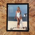 1988 Sports Illustrated Swimsuit Seychelles Beach Editorial Page