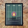 1989 Crown Royal Football Field Vintage Whisky Magazine Ad with Frame