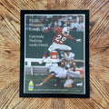 1989 Gatorade Fluids Minerals Energy College Football Vintage Magazine Ad with Frame