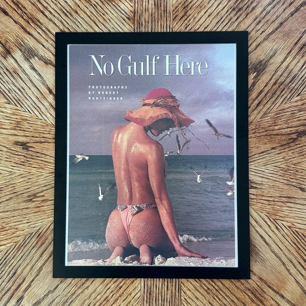 1989 No Gulf Here Vintage Beach Photography Editorial Page - Sports Illustrated Magazine Page