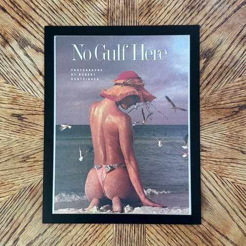 1989 No Gulf Here Vintage Beach Photography Editorial Page - Sports Illustrated Magazine Page