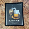 Miller Genuine Draft TapaCanaDraft 1986 Beer Magazine Ad with Frame